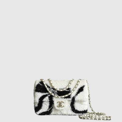 샤넬 여성 리본 시퀸 플랩백 - Chanel Womens Ribbon Sequin Flap Bag - chb16668x