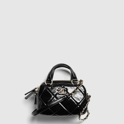 샤넬 여성 미니 볼링백 - Chanel Womens Mini Bowling Bag - chb16670x