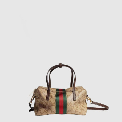 구찌 여성 웹 미니 보스턴 백 - Gucci Womens Web Mini Boston Bag - gub16905x