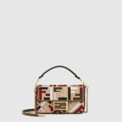 펜디 여성 FF 바게트 미니 백 - Fendi Womens FF Baguette Mini Bag - feb17057x