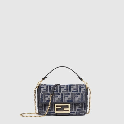 펜디 여성 FF 바게트 미니 백 - Fendi Womens FF Baguette Mini Bag - feb17060x