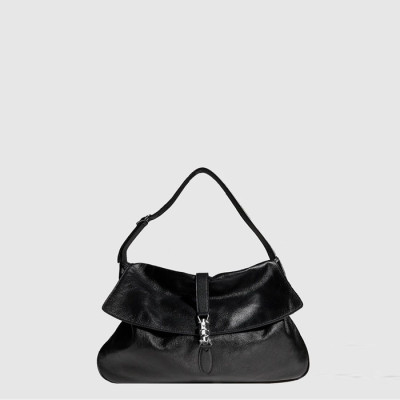 구찌 여성 재키 플랩 라지 크로스 백 - Gucci Womens Jackie Flap Large Crossbody Bag - gub17091x