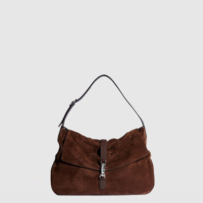 구찌 여성 재키 플랩 라지 크로스 백 - Gucci Womens Jackie Flap Large Crossbody Bag - gub17113x