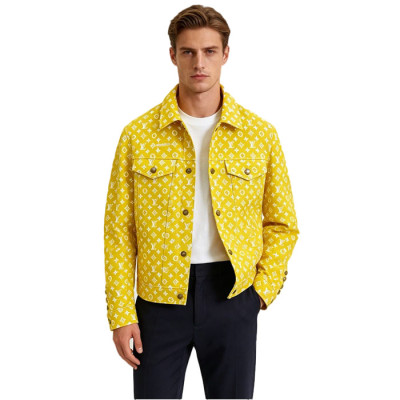 루이비통 남성 가죽 블루종 - Louis vuitton Mens Leather Blouson - lvc16732x