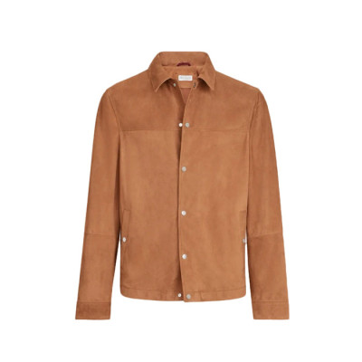 브루넬로쿠치넬리 남성 가죽 자켓 - Brunello Cucinelli Mens Polo Jacket - brc16738x