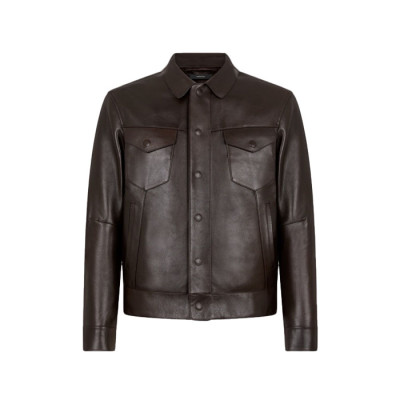 톰포드 남성 가죽 자켓 - Tom Ford Mens Leather Jacket - toc16739x