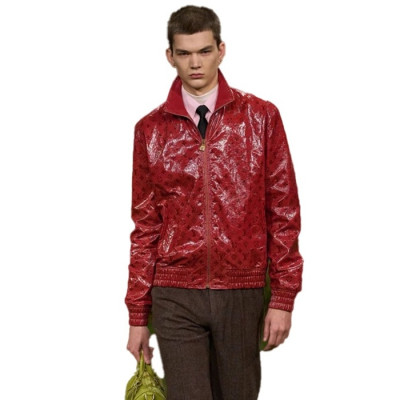 루이비통 남성 가죽 자켓 - Louis vuitton Mens Leather Jacket - lvc16776x