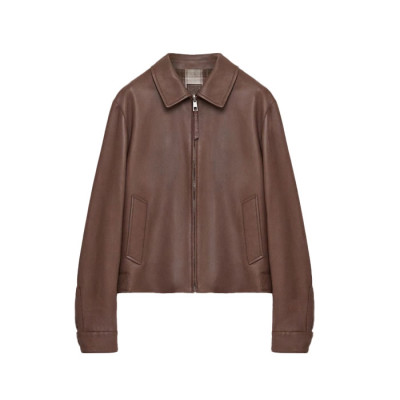 로에베 남성 가죽 양면 자켓 - Loewe Mens Leather Reversible Jacket - loc16817x