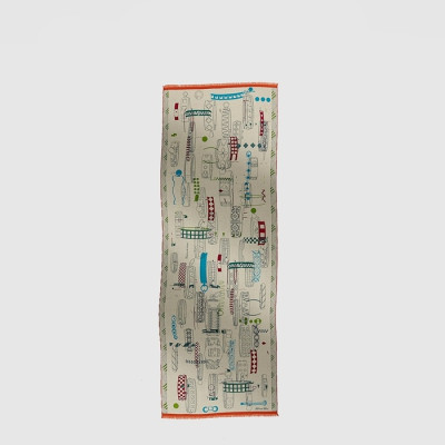 에르메스 남성 콜리에 드 시앙 임프리뫼르 푸 랙탱글 - Hermes Mens Colliers de Chiens Imprimeur Fou Rectangle - acc8950x