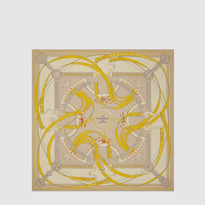 에르메스 여성 라 프홈나드 두 마틴 반다나 숄 - Hermes Womens La Promenade du Matin Bandana Shawl - acc8952x