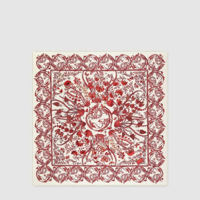 구찌 여성 플로럴 프린트 스카프 - Gucci Womens Floral Print Scarf - acc8962x