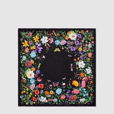 구찌 여성 플로럴 프린트 스카프 - Gucci Womens Floral Print Scarf - acc8969x