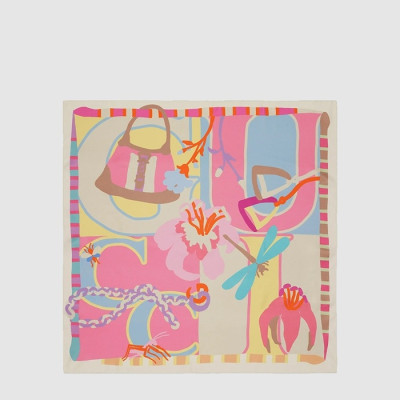 구찌 여성 프린트 트윌 스카프 - Gucci Womens Printed Twill Scarf - acc8974x