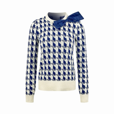 디올 여성 리본 스웨터 - Dior Womens Ribbon Sweater - dic16867x