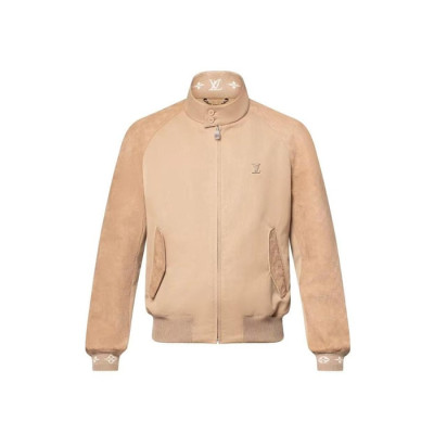 루이비통 남성 가죽 자켓 - Louis vuitton Mens Leather Jacket - lvc16882x