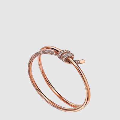 티파니 여성 더블 로우 힌지드 팔찌 - Tiffany & Co Womens Double Row Hinged Bracelet - acc9024x