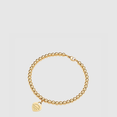 티파니 여성 하트 태그 비드 팔찌 - Tiffany & Co Womens Heart Tag Bead Bracelet - acc9029x