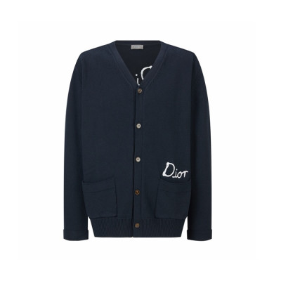 디올 남성 브이넥 가디건 - Dior Mens V-neck Cardigan - dic16955x