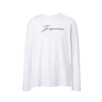 자크뮈스 남성 라운드 긴팔티 - Jacquemus Mens Long Sleeve Tshirt - jac16960x