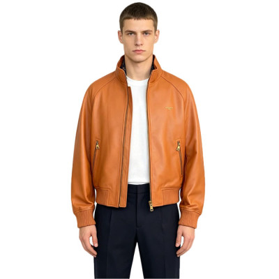 루이비통 남성 가죽 자켓 - Louis vuitton Mens Leather Jacket - lvc16967x