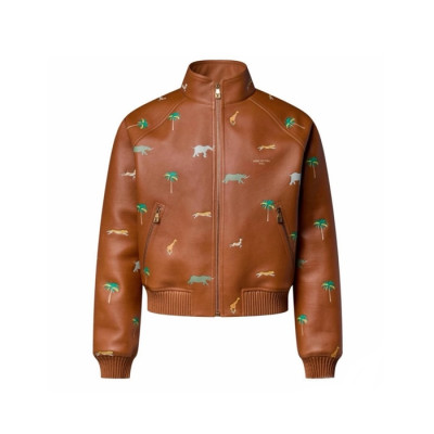 루이비통 남성 가죽 자켓 - Louis vuitton Mens Leather Jacket - lvc16968x