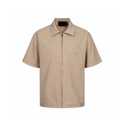 프라다 남성 반팔 셔츠 - Prada Mens Classic Shirts - prc16974x