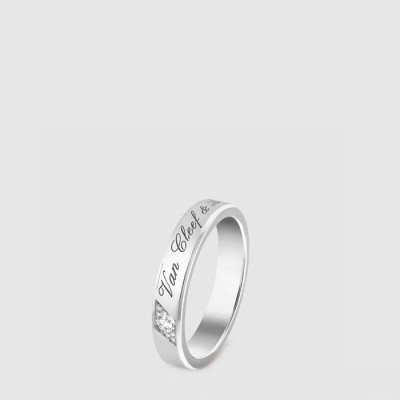 반클리프 아펠 남/녀 뚜쥬르 시그니처 에또왈 웨딩 링 - Van Cleef & Arpels Unisex Toujours Signature Étoile Wedding Ring - acc9090x
