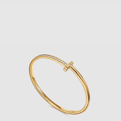 티파니 여성 T1 다이아 뱅글 브레이슬릿 - Tiffany & Co Womens T1 Diamond Bangle Bracelet - acc9102x