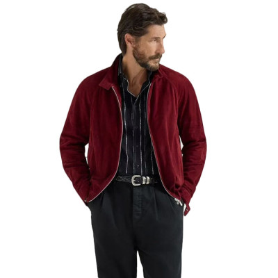 브루넬로쿠치넬리 남성 가죽 자켓 - Brunello Cucinelli Mens Polo Jacket - brc17015x