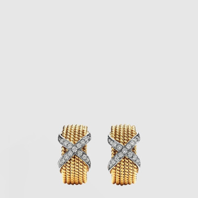 티파니 여성 로프 이어 클립 이어링 - Tiffany Womens Rope Ear Clip Earrings - acc9204x