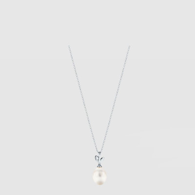 티파니 여성 올리브 리프 펄 펜던트 네크리스 - Tiffany Womens Olive Leaf Pearl Necklace - acc9209x