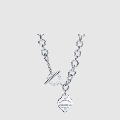 티파니 여성 하트 태그 네크리스 - Tiffany & Co Womens Heart tag Necklace - acc9264x