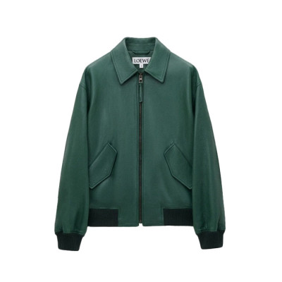 로에베 남성 가죽 자켓 - Loewe Mens Leather Jacket - loc17039x