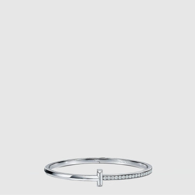 티파니 여성 T1 네로우 다이아몬드 힌지드 브레이슬릿 - Tiffany Womens T1 Narrow Diamond Hinged Bracelet - acc9344x