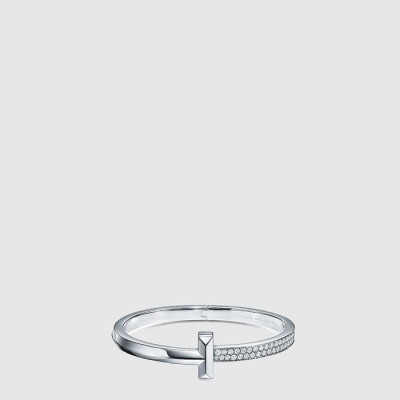 티파니 여성 T1 와이드 다이아몬드 힌지드 브레이슬릿 - Tiffany Womens T1 Wide Diamond Hinged Bracelet - acc9355x