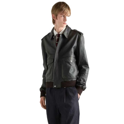 프라다 남성 가죽 자켓 - Prada Mens Leather Jacket - prc17062x