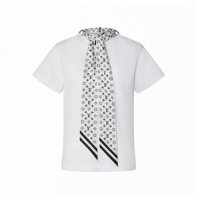 루이비통 여성 반팔 셔츠 - Louis vuitton Womens Round Tshirt - lvc17108x