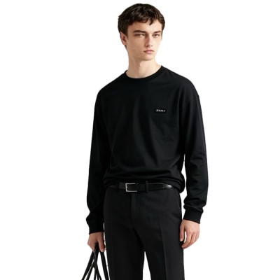 프라다 남성 라운드 긴팔티 - Prada Mens Round Tshirt - prc17126x