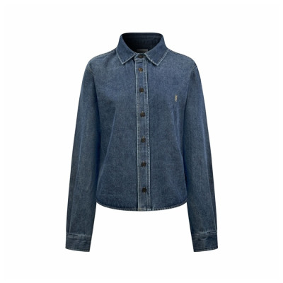 입생로랑 여성 데님 셔츠 - Saint Laurent Womens Denim Shirts - ysc17399x