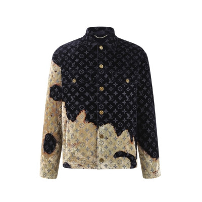 루이비통 남성 데님 자켓 - Louis vuitton Mens Denim Jacket - lvc17409x