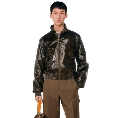 루이비통 남성 가죽 자켓 - Louis vuitton Mens Leather Jacket - lvc17411x