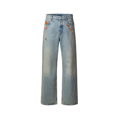 루이비통 남성 트렌디 청바지 - Louis vuitton Mens Trendy Jeans - lvc17463x
