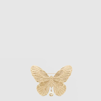 디올 여성 크리스찬 디올 나비 브로치 - Dior Womens Christian Dior Faux Pearl Butterfly Brooch - acc9831x