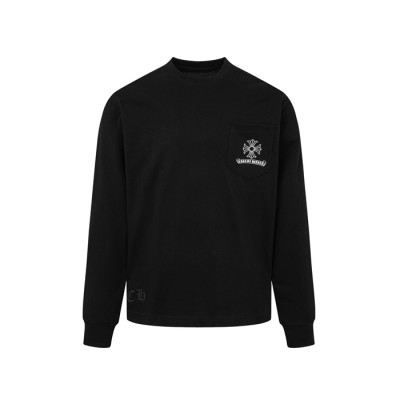 크롬하츠 여성 라운드 긴팔티 - Chrome Hearts Womens Round Tshirt - chc17497x