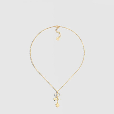 디올 여성 쁘띠 CD 럭키 참 네크리스 - Dior Womens Petit CD Lucky Charms Necklace - acc9883x