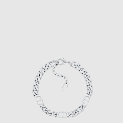 디올 남성 CD 아이콘 슬림 체인 링크 브레이슬릿 - Dior Mens CD Icon Slim Chain Link Bracelet - acc9884x
