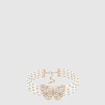 디올 여성 토일 드 주이 빠삐용 초커 - Dior Womens Toile de Jouy Papillon Choker - acc9902x