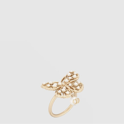 디올 여성 토일 드 주이 빠삐용 링 - Dior Womens Toile de Jouy Papillon Ring - acc9907x