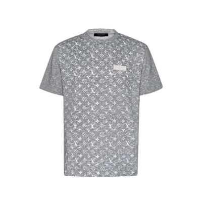 루이비통 남성 라운드 티셔츠 - Louis vuitton Mens Round Tshirt - lvc17544x