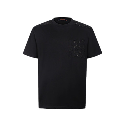 루이비통 남성 라운드 티셔츠 - Louis vuitton Mens Round Tshirt - lvc17546x